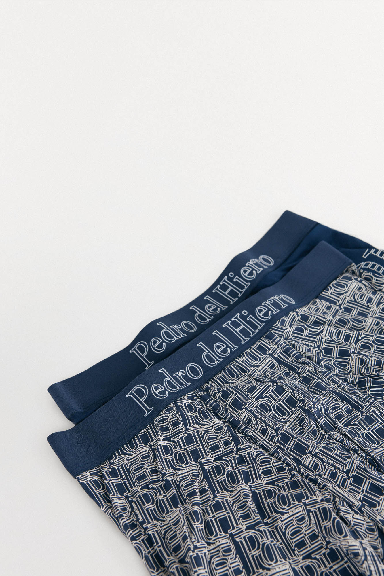 Pedro del Hierro Pack of 2 jersey-knit boxers Blue