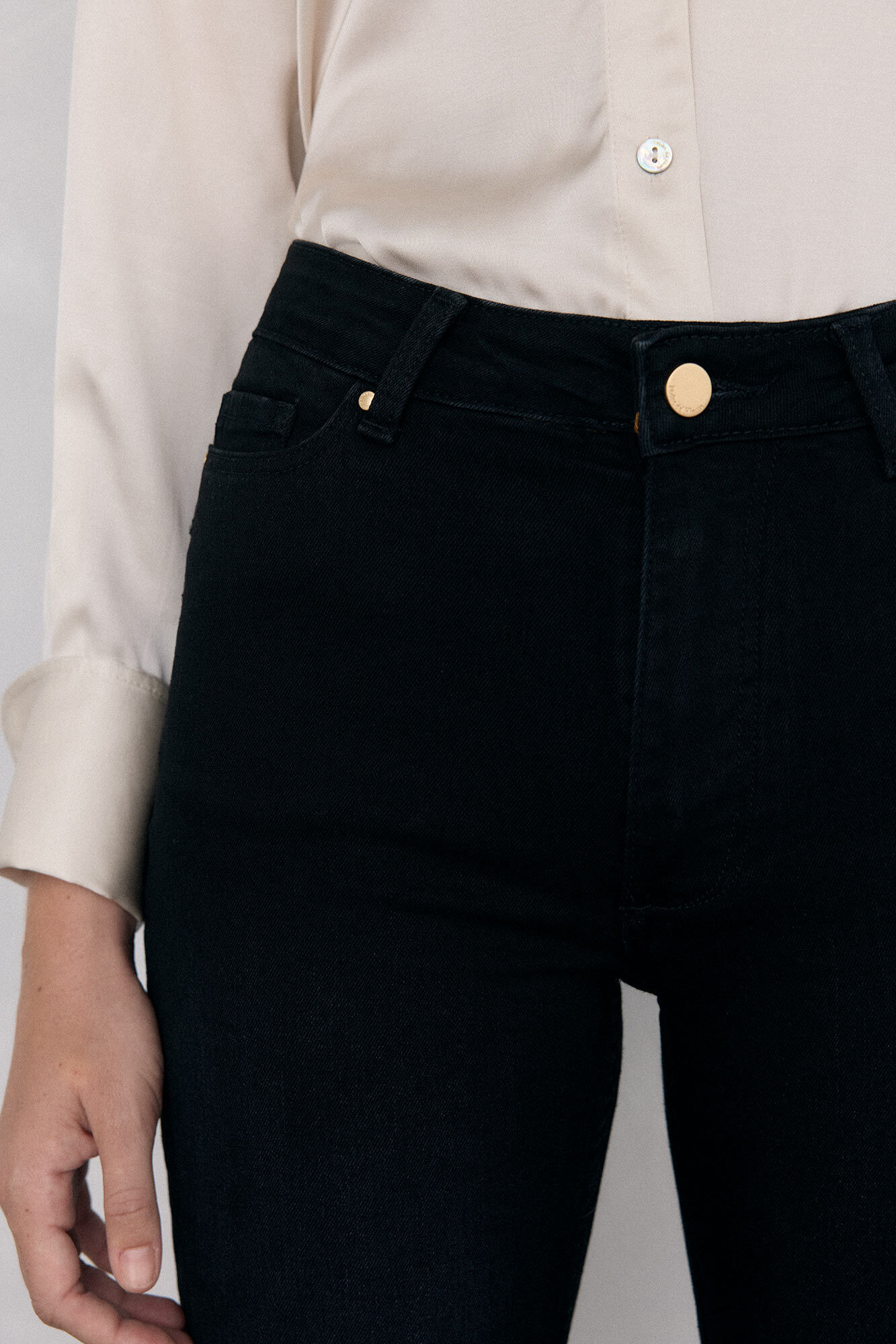 Pedro del Hierro Push up flare jeans Black