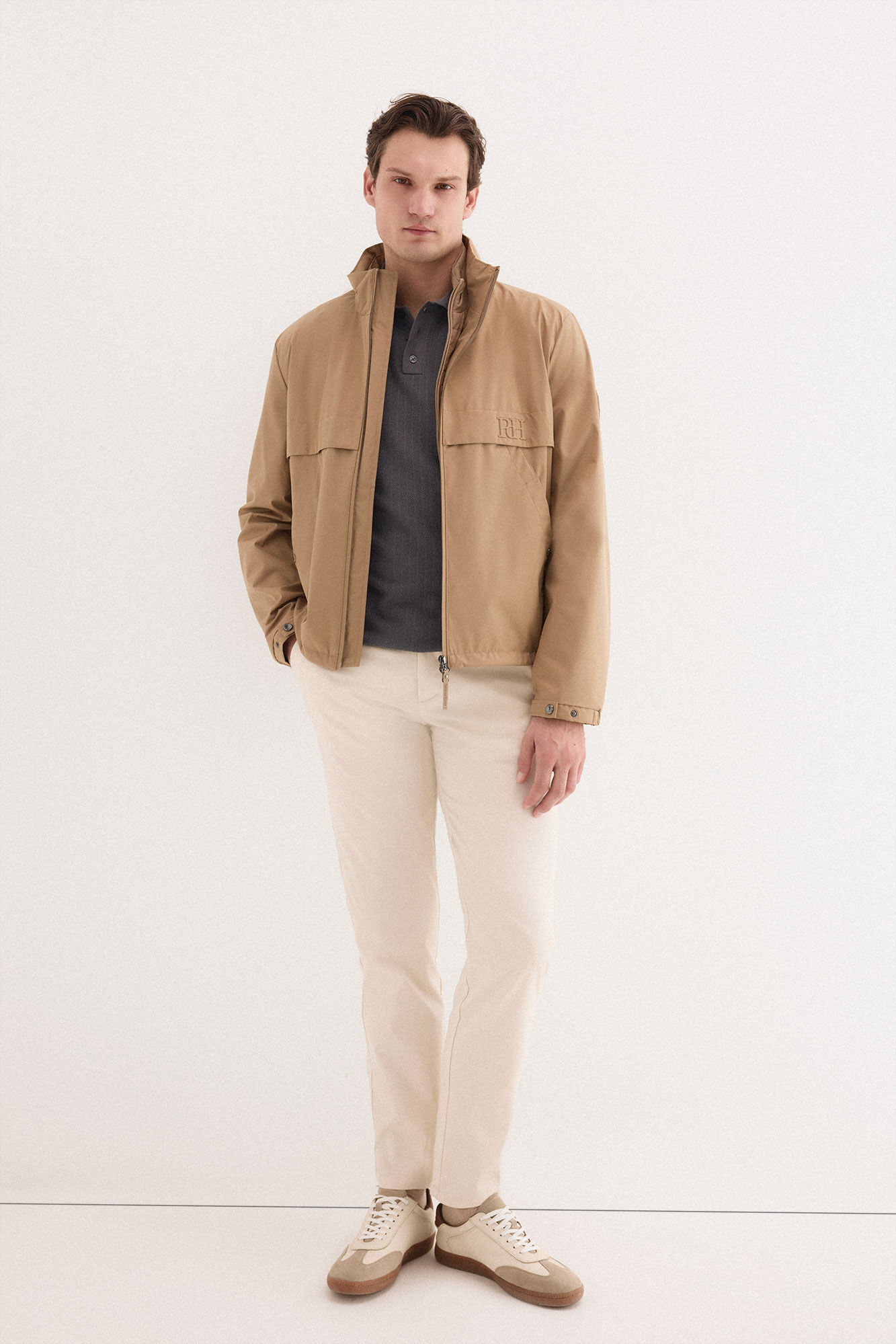 Pedro del Hierro Camisola polo premium manga curta &agrave;s riscas