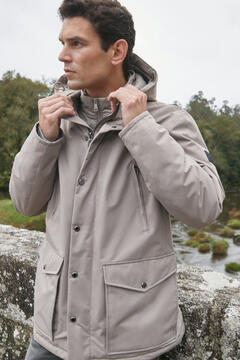 Pedro del Hierro Parka with removable elements Green