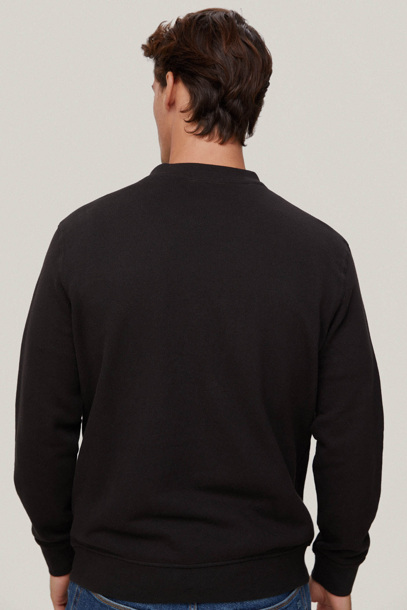 Pedro del Hierro Sudadera logo grande Negro