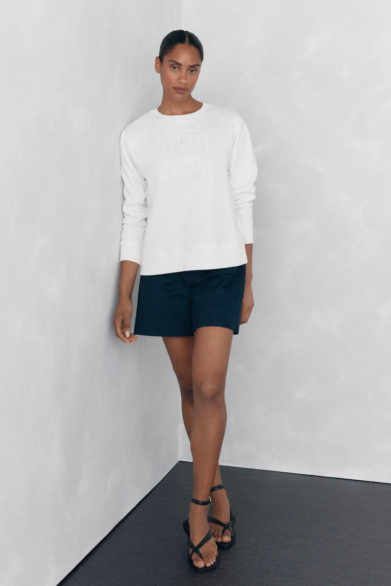 Pedro del Hierro Plain cotton sweatshirt