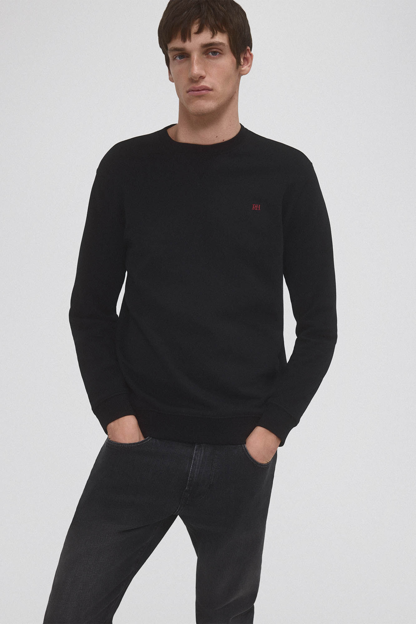 Pedro del Hierro Sudadera b&aacute;sica Negro