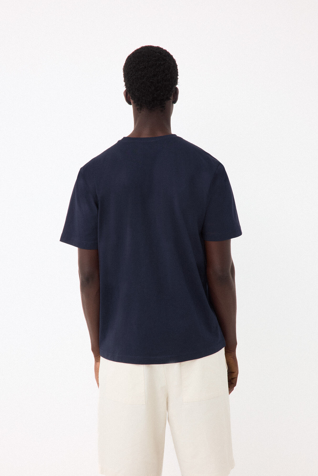 Pedro del Hierro Camiseta logo peque&ntilde;o Azul