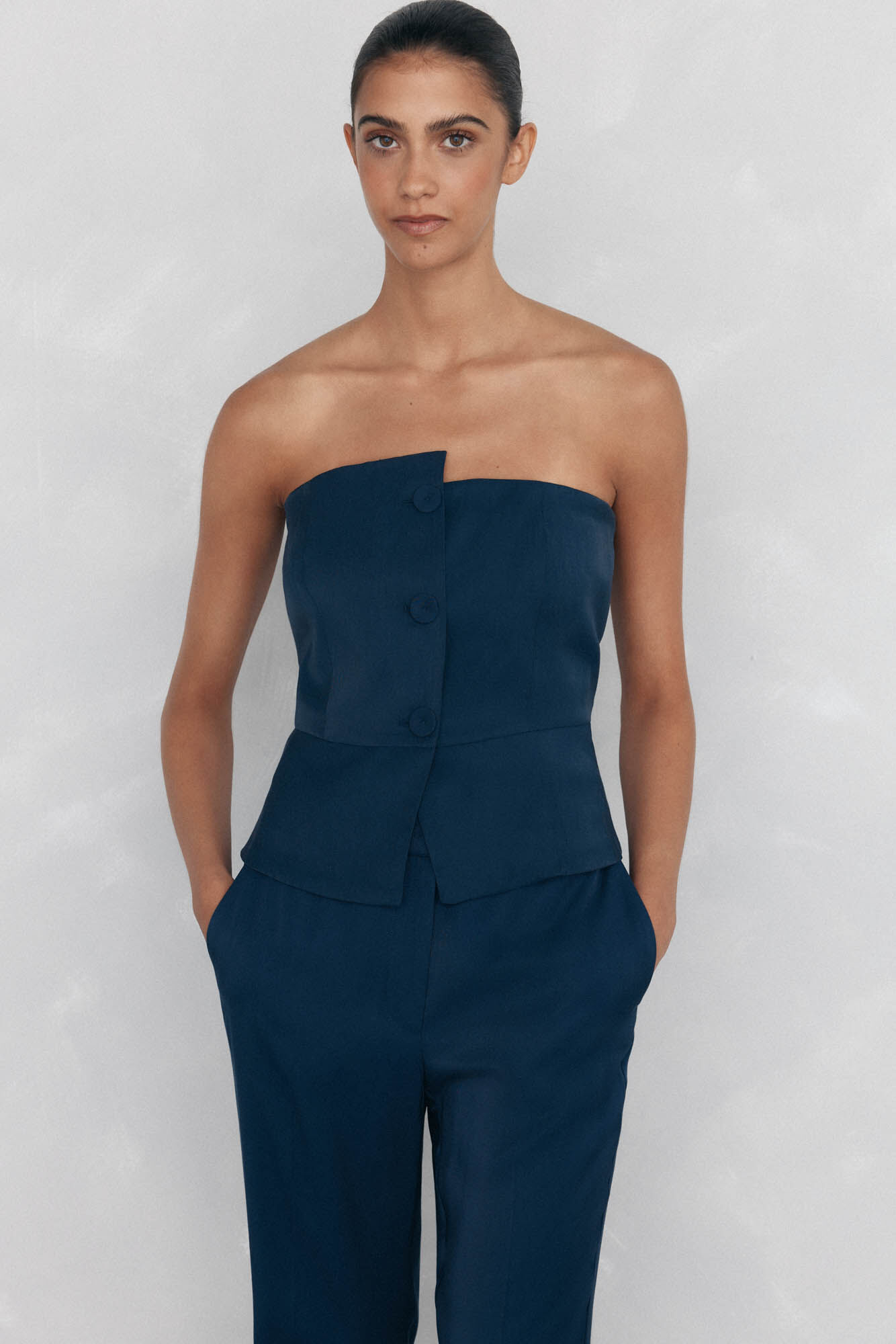 Pedro del Hierro plain top Blue