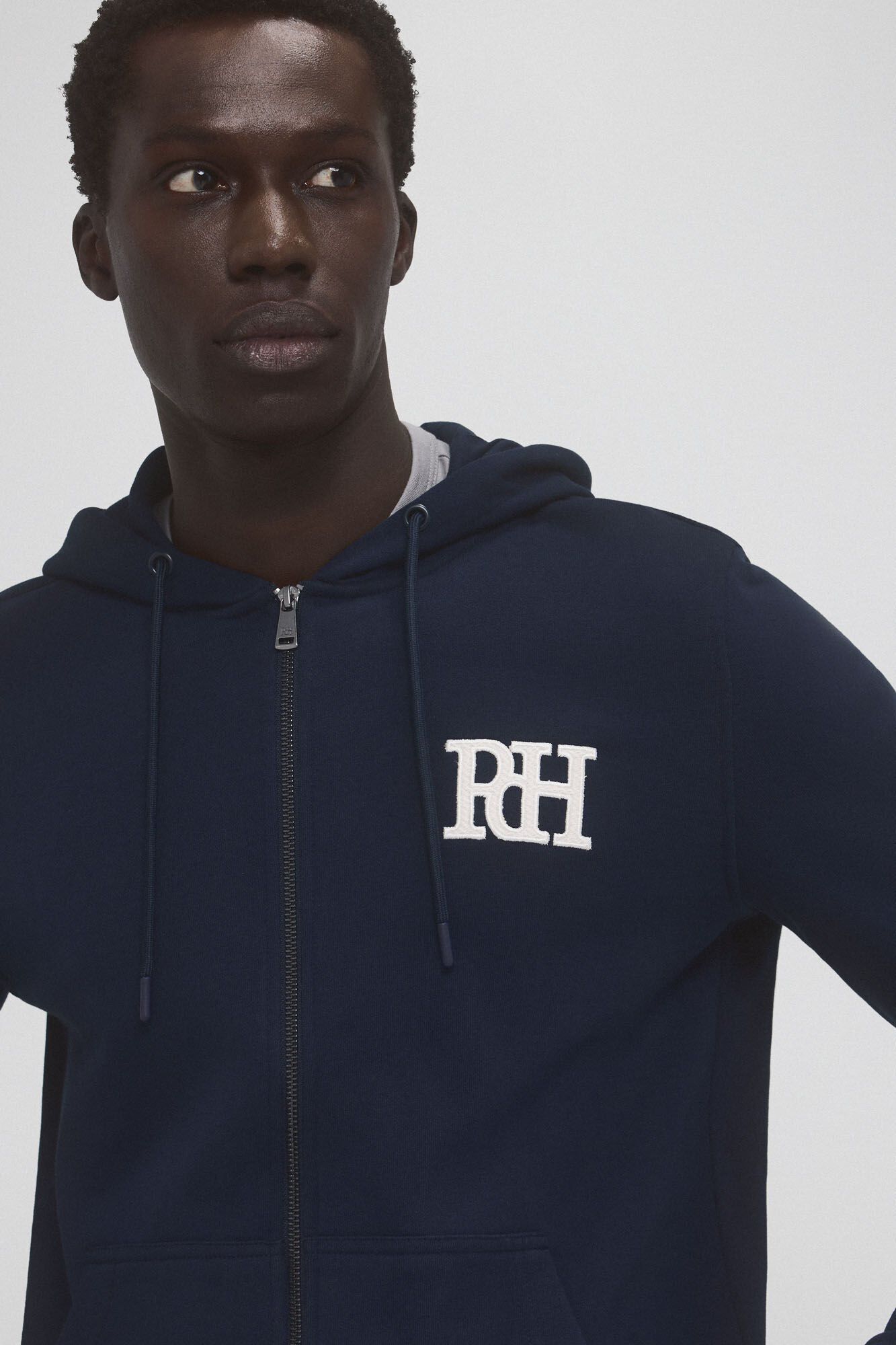 Pedro del Hierro Cardigan con capucha Azul