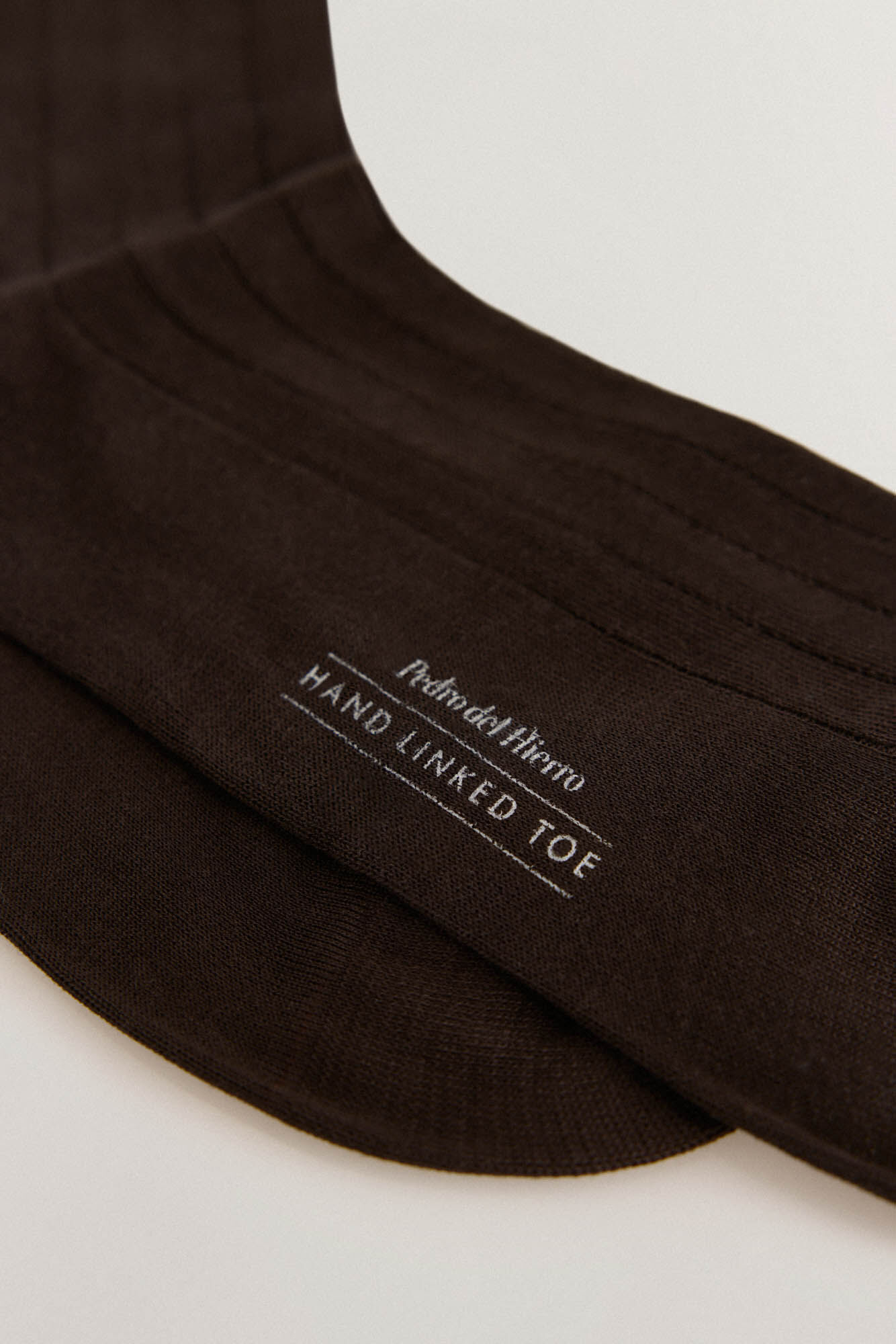 Pedro del Hierro Plain dress socks Brown