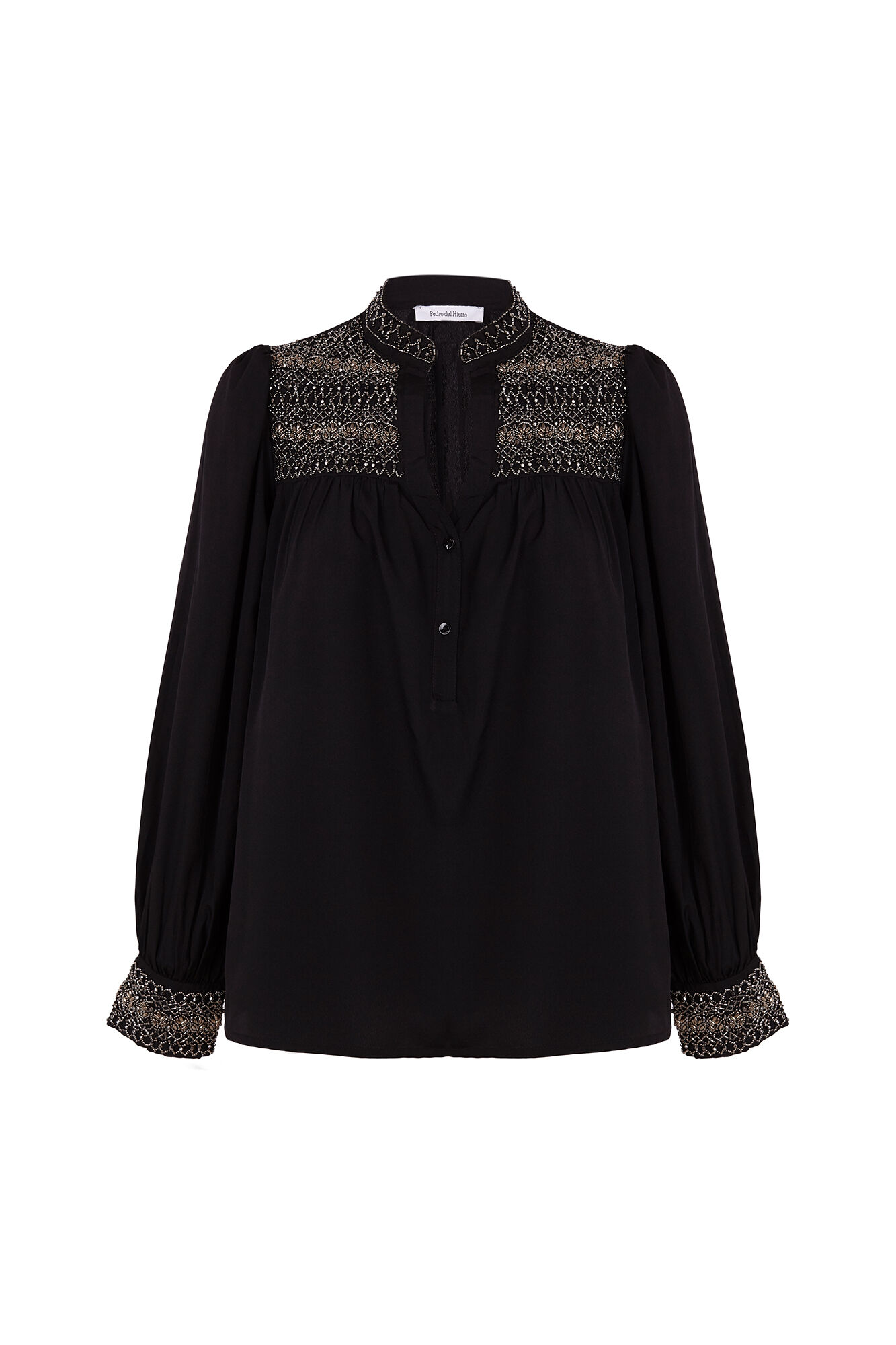 Pedro del Hierro Cuerpo fluido adornos piedra Negro