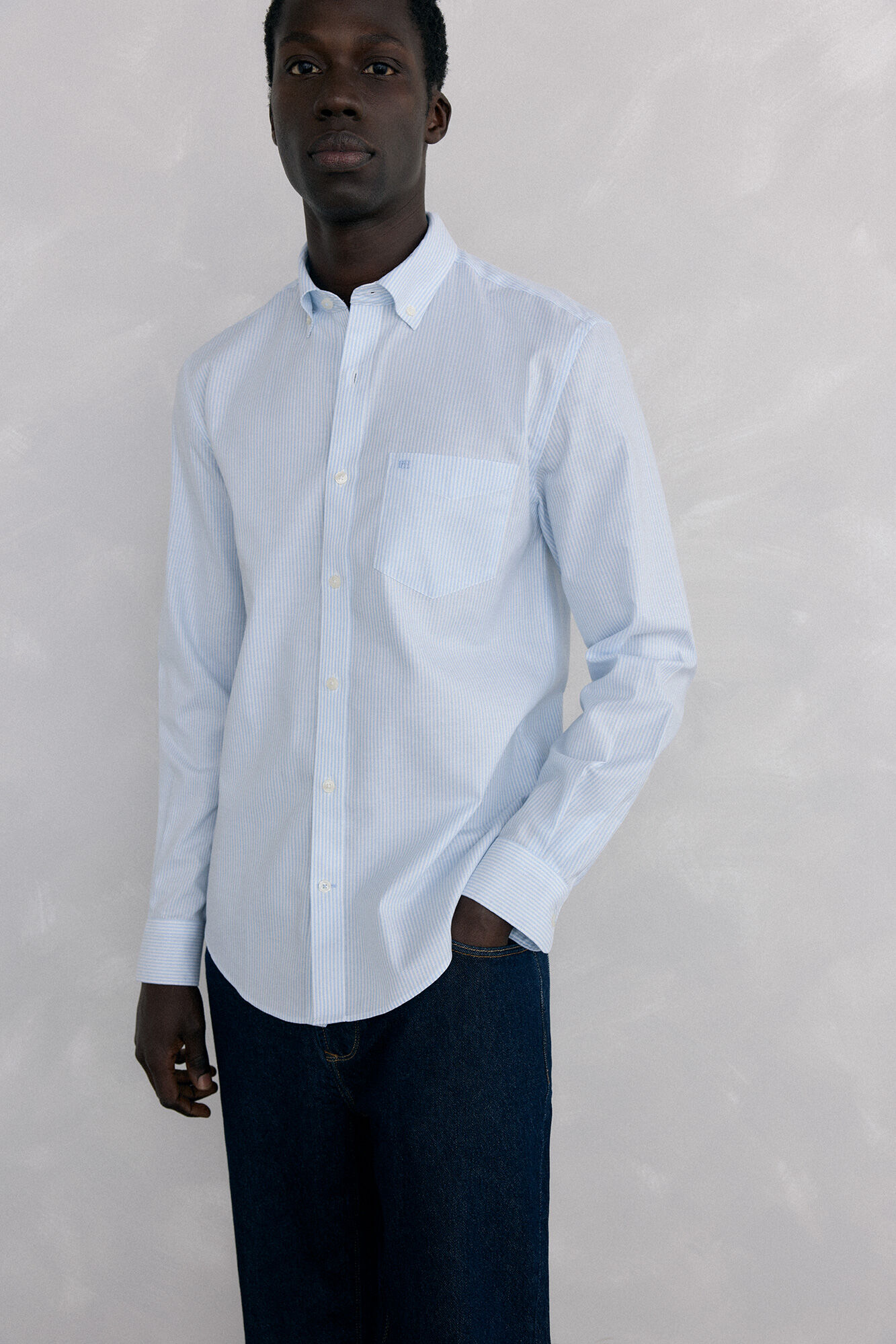 Pedro del Hierro Camisa rayas casual