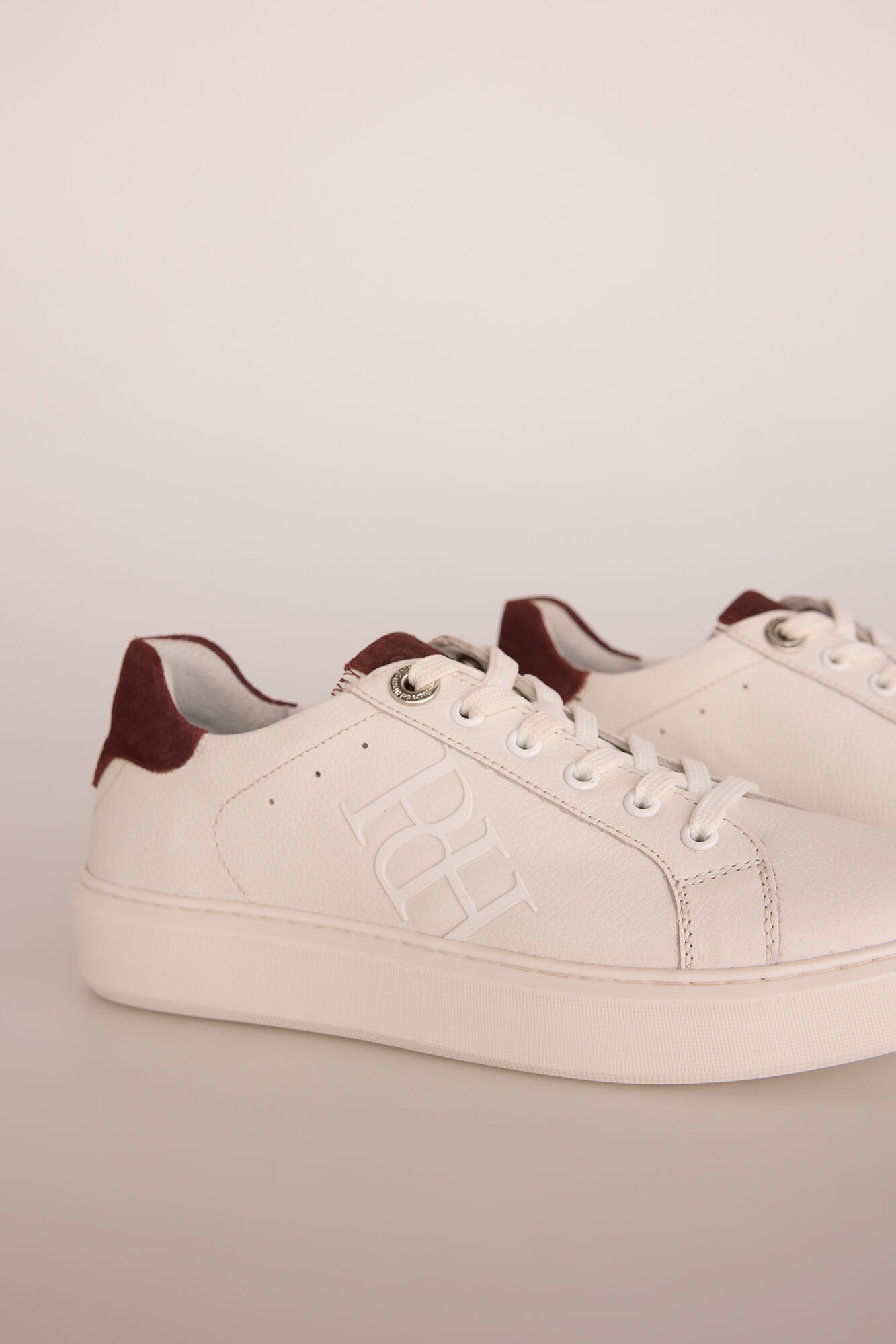 Pedro del Hierro White leather sneaker White