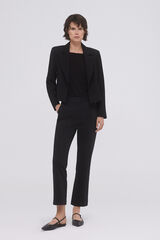 Pedro del Hierro Comfort straight trousers Black