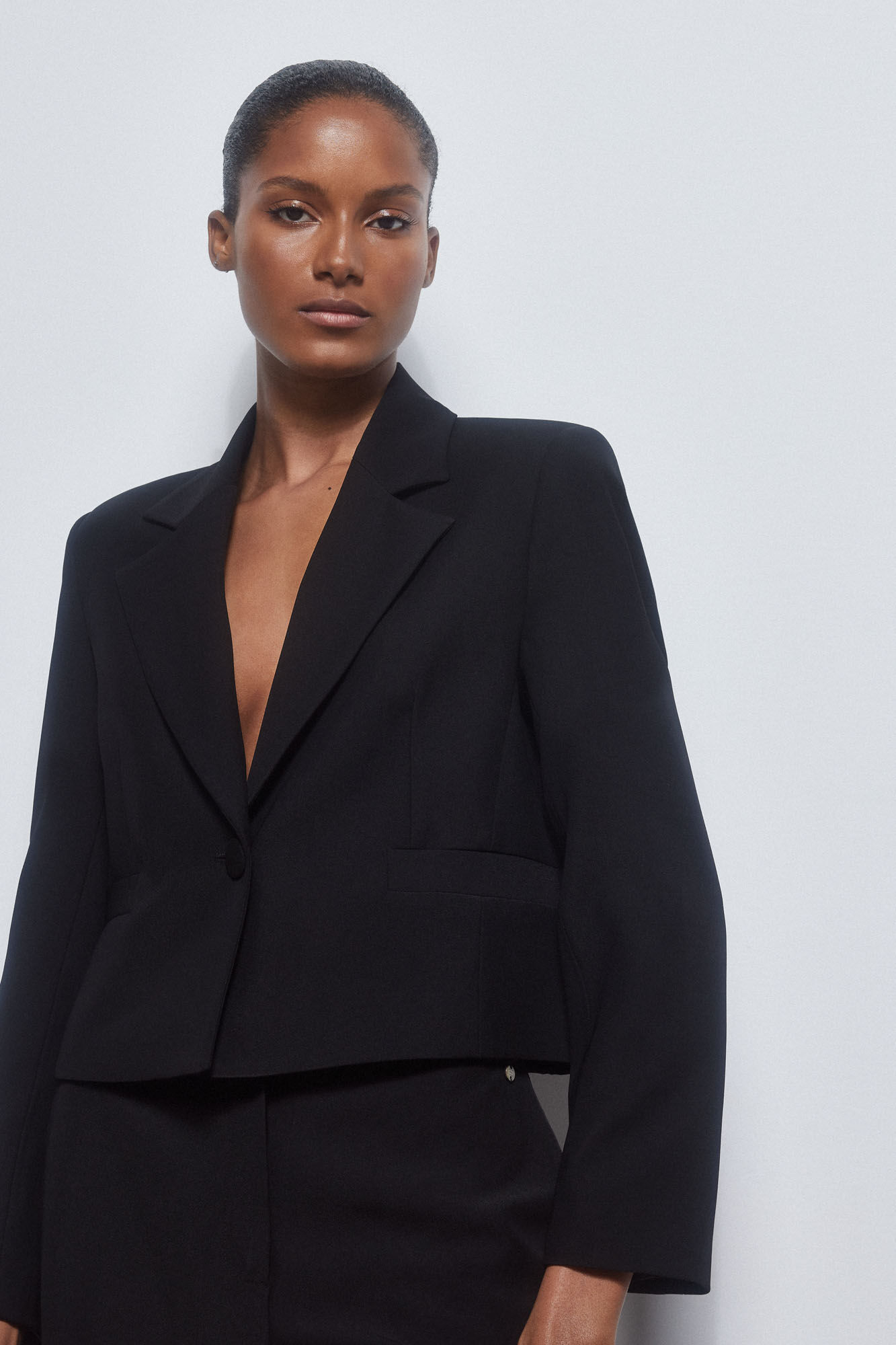 Pedro del Hierro Blazer curto Preto