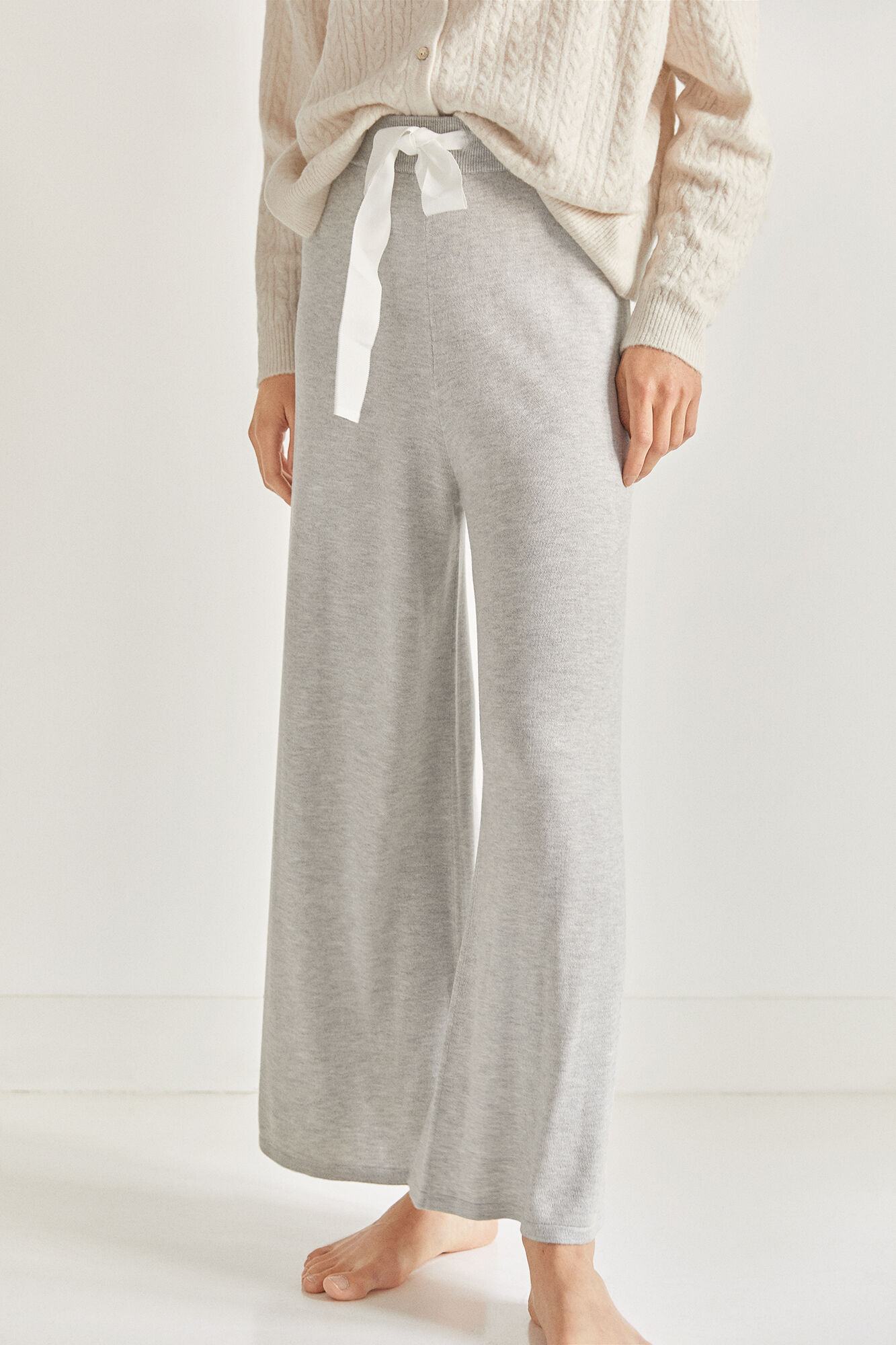 Pedro del Hierro Pantal&oacute;n culotte fluido Gris
