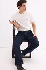 Pedro del Hierro Camiseta b&aacute;sica logo Blanco