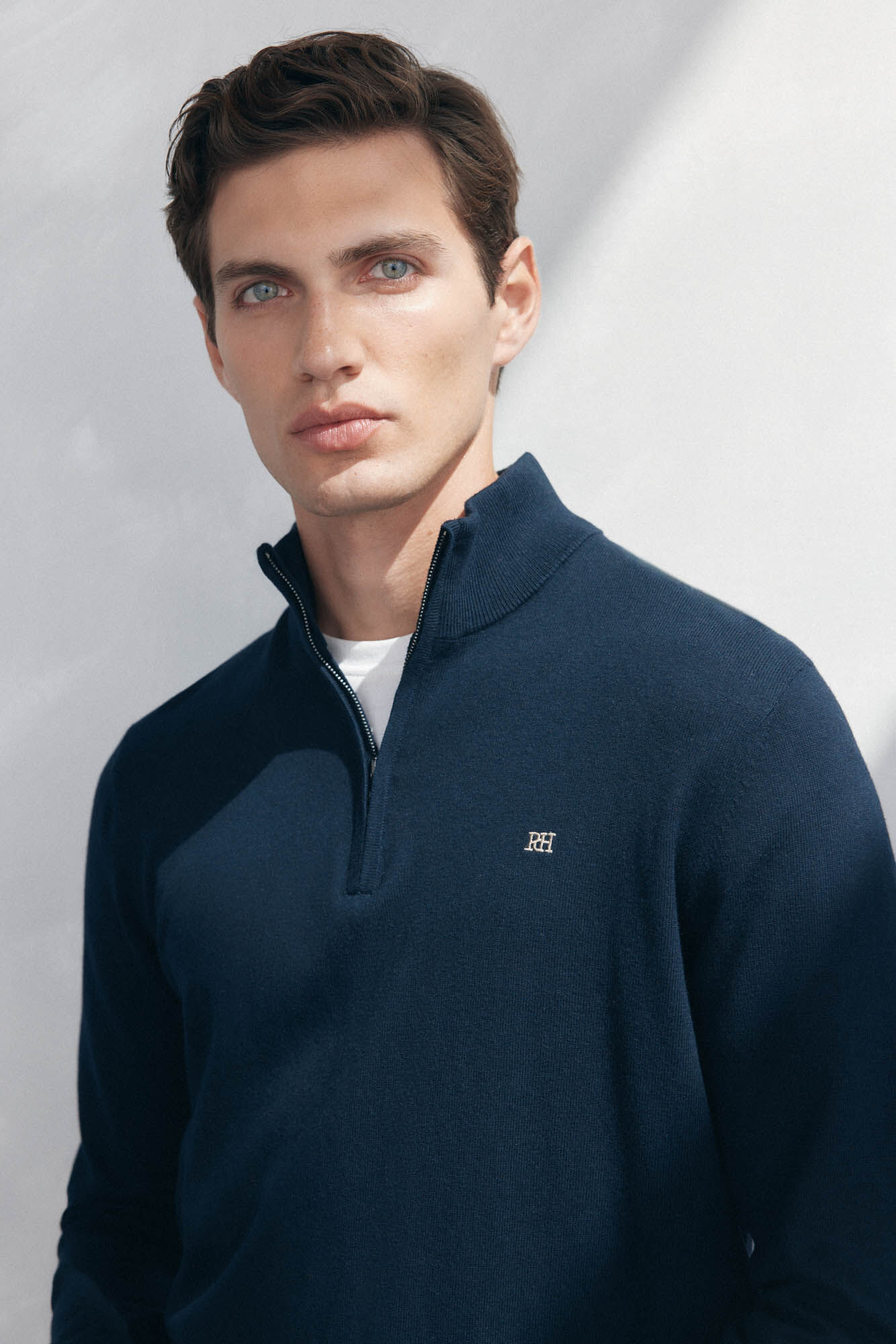 Pedro del Hierro Semi-swan sweater Blue