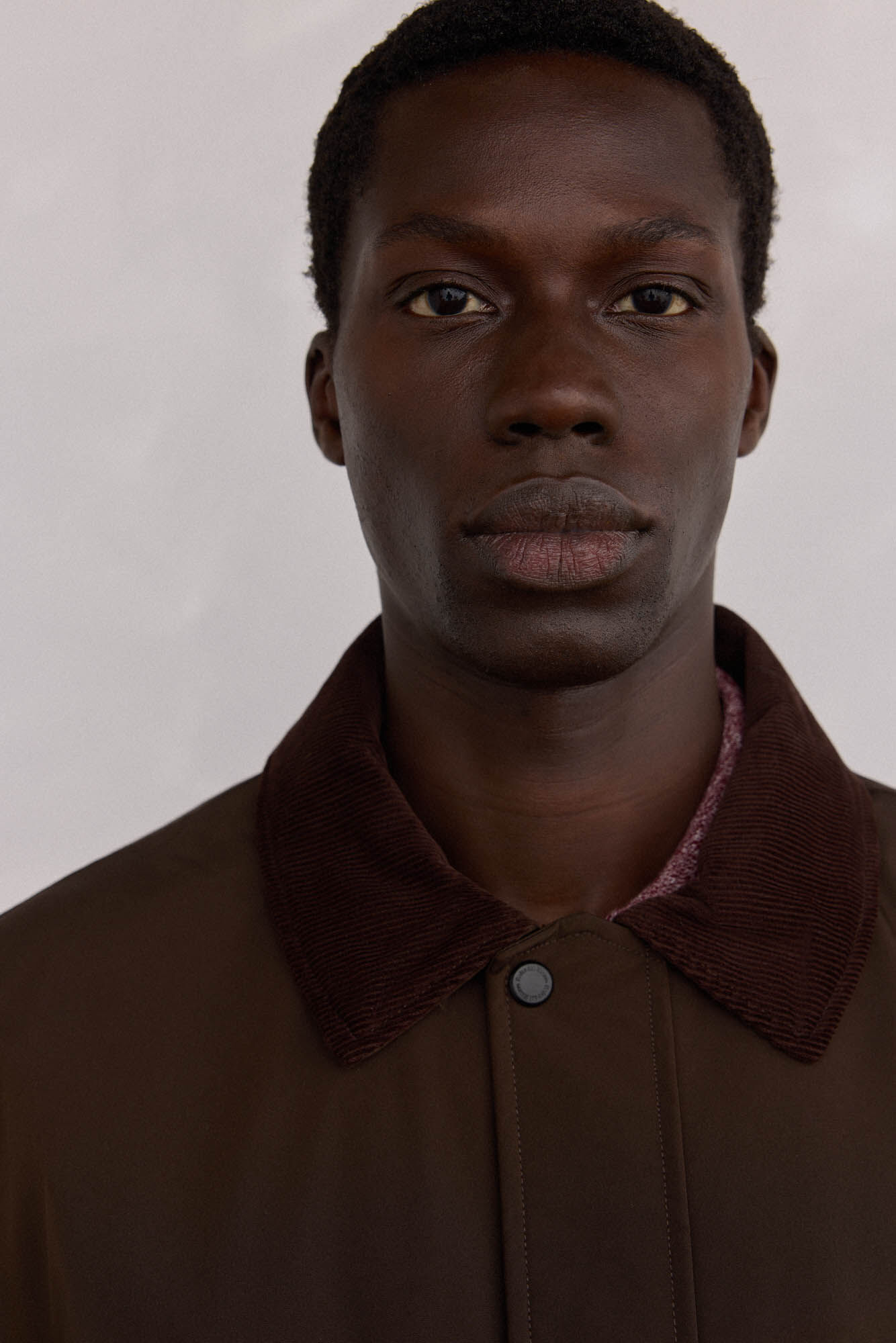 Pedro del Hierro Water-repellent zip fastening jacket Brown