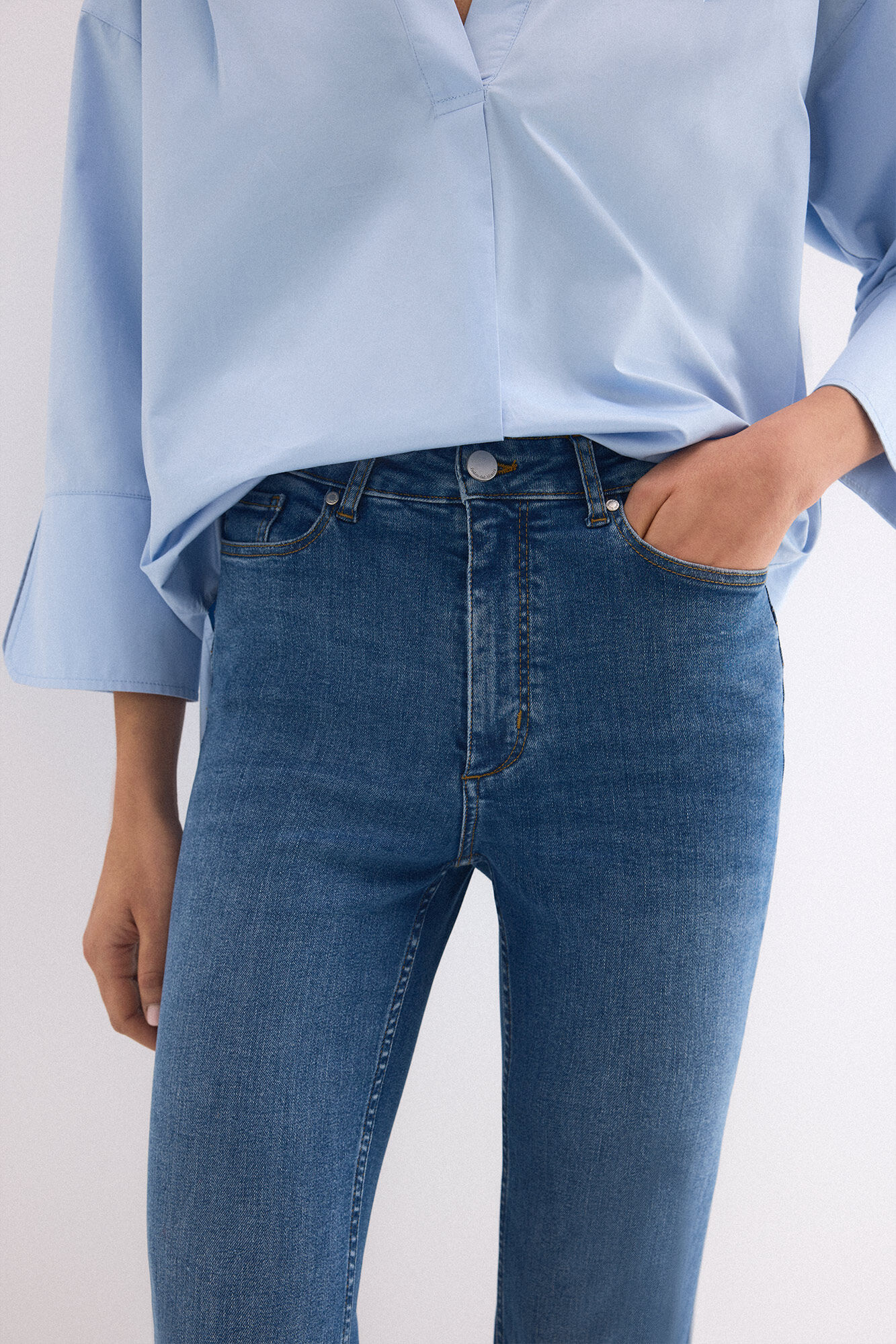 Pedro del Hierro Push up flare jeans Blue