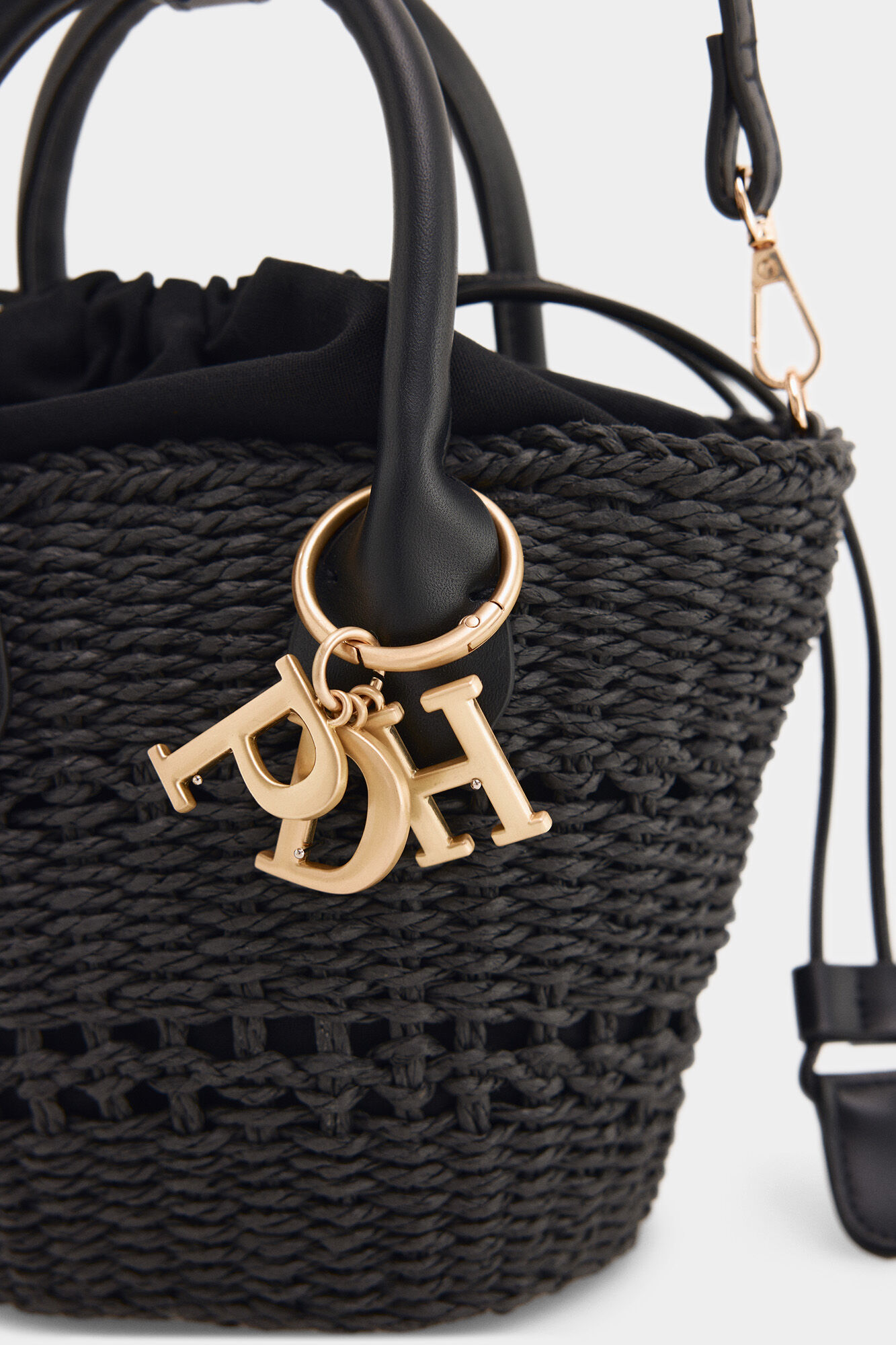 Pedro del Hierro Mini basket bag Black