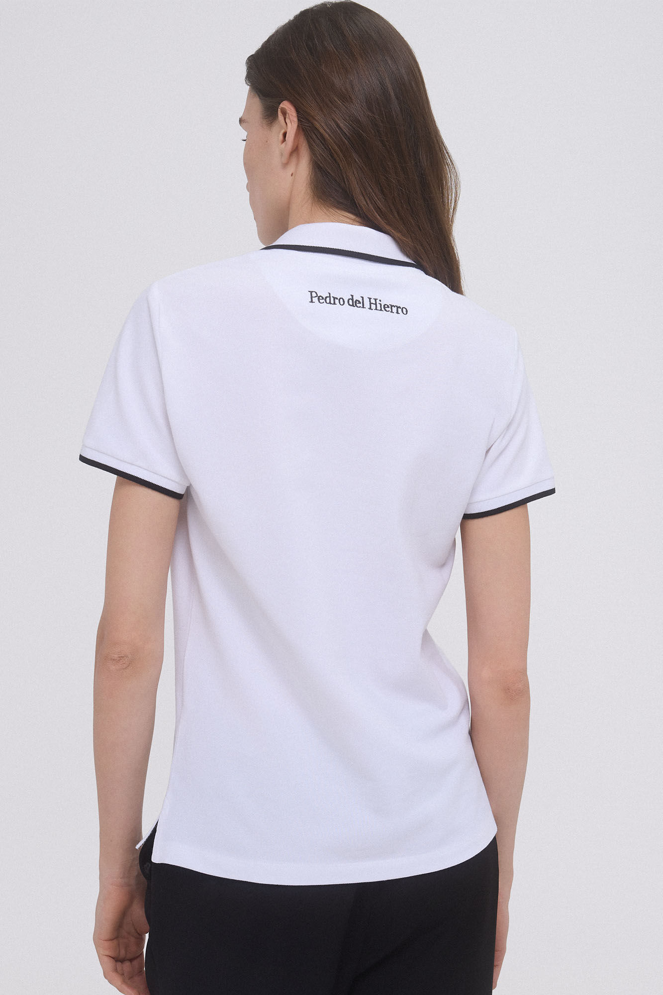 Pedro del Hierro Polo manga corta Beige