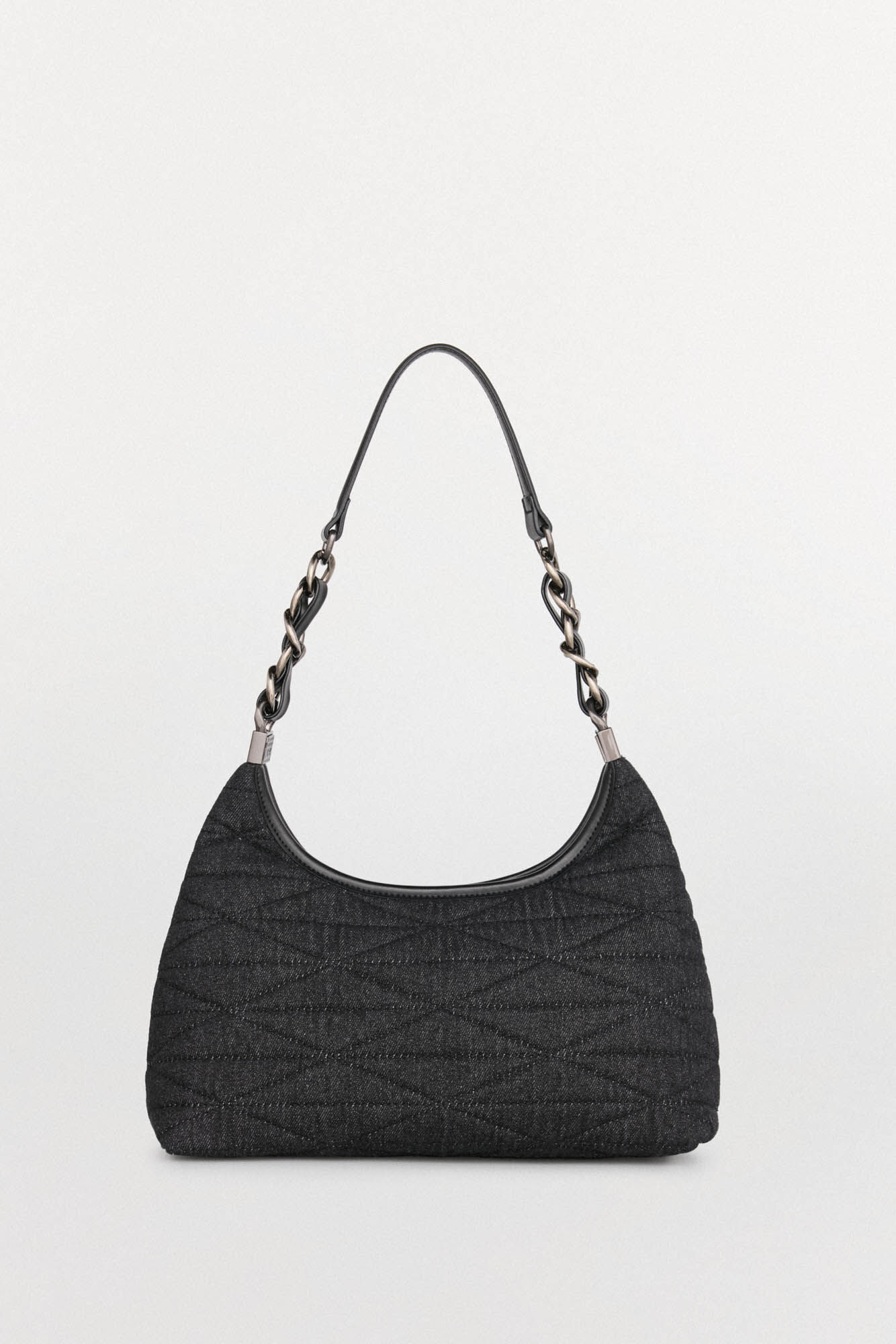 Pedro del Hierro Bolso hobo acolchado con asa de piel y cadena