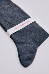 Pedro del Hierro Plain stretch socks Grey