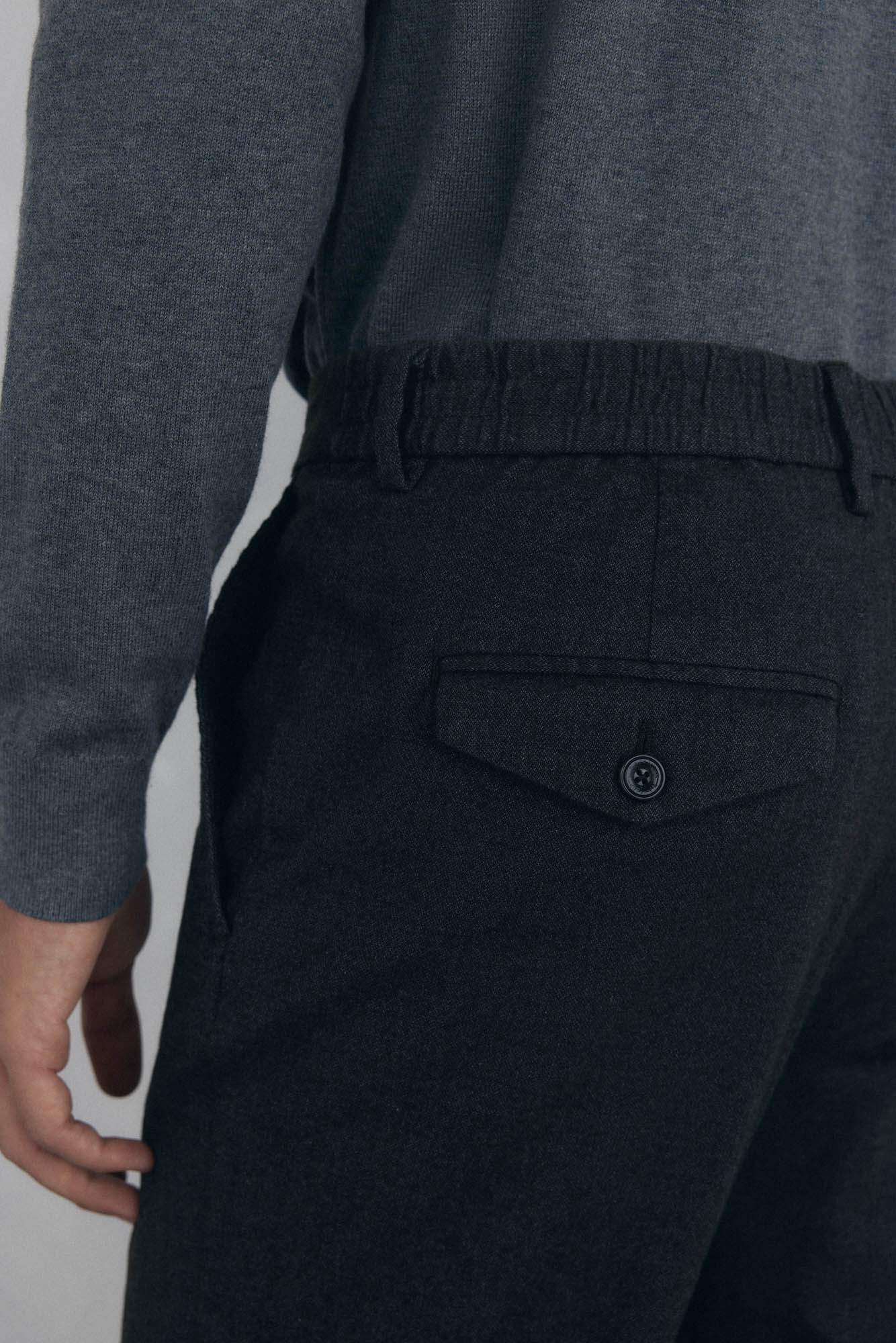 Pedro del Hierro Comfort chinos pants Grey