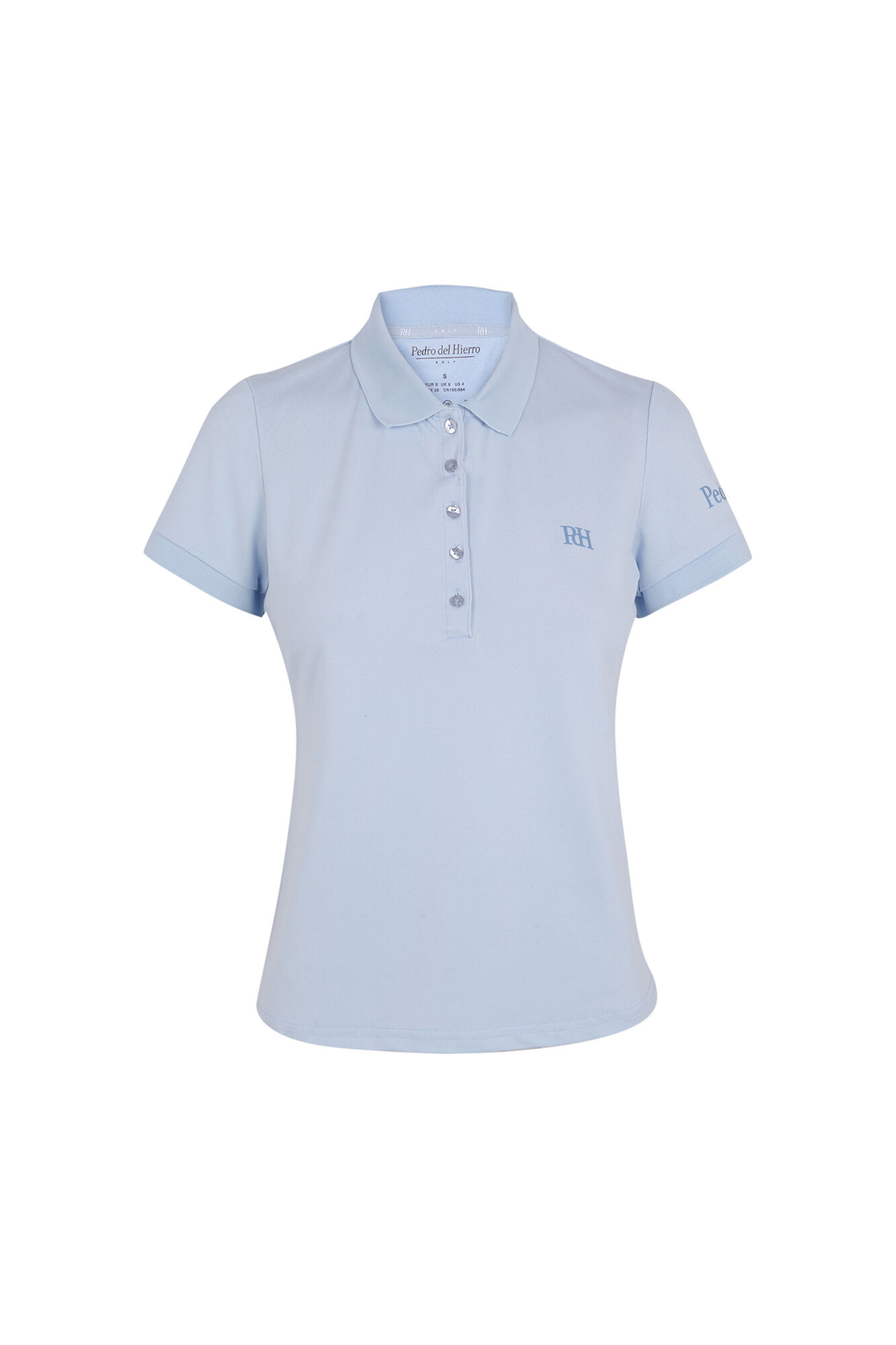 Pedro del Hierro P&oacute;lo de golfe de manga curta Azul