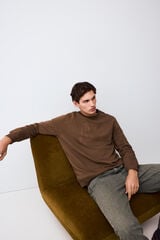 Pedro del Hierro Crew neck logo sweatshirt Green