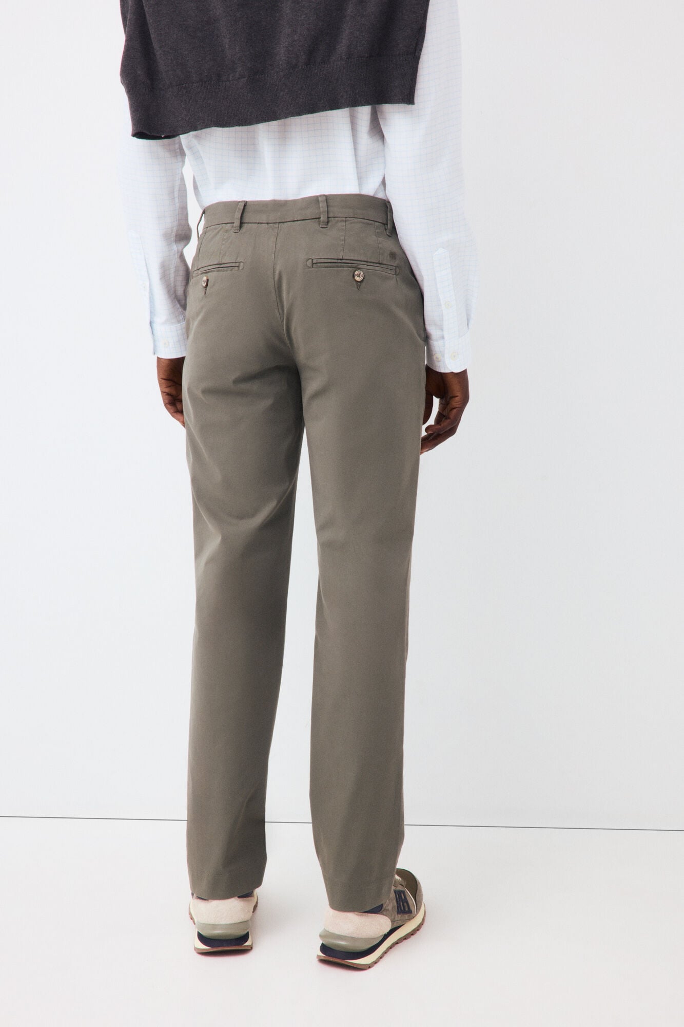 Pedro del Hierro Cal&ccedil;as chino premium regular Verde