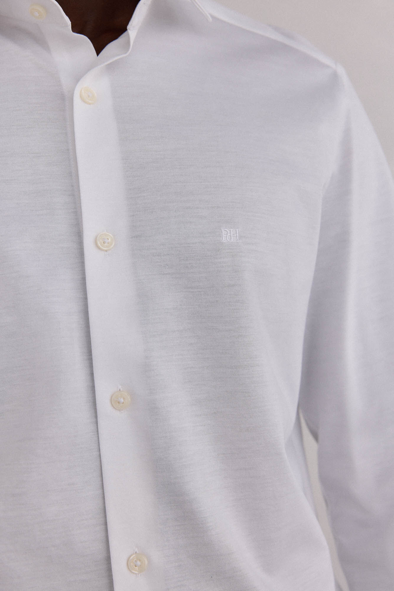 Pedro del Hierro jersey-knit knit shirt White