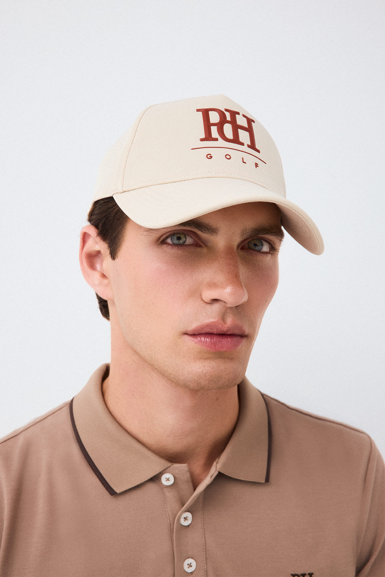 0 Gorra visera golf Beige