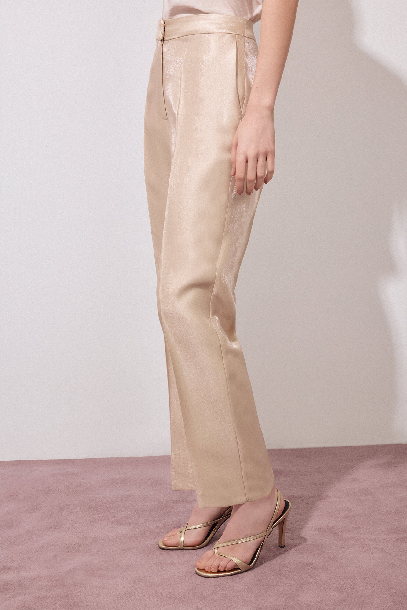 Pedro del Hierro Gold smart trousers