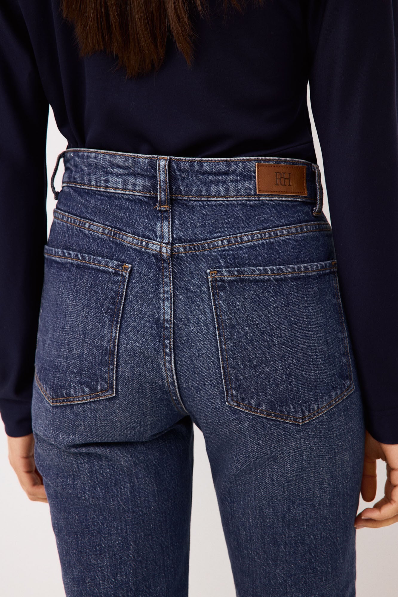 Pedro del Hierro Basic straight jeans Blue