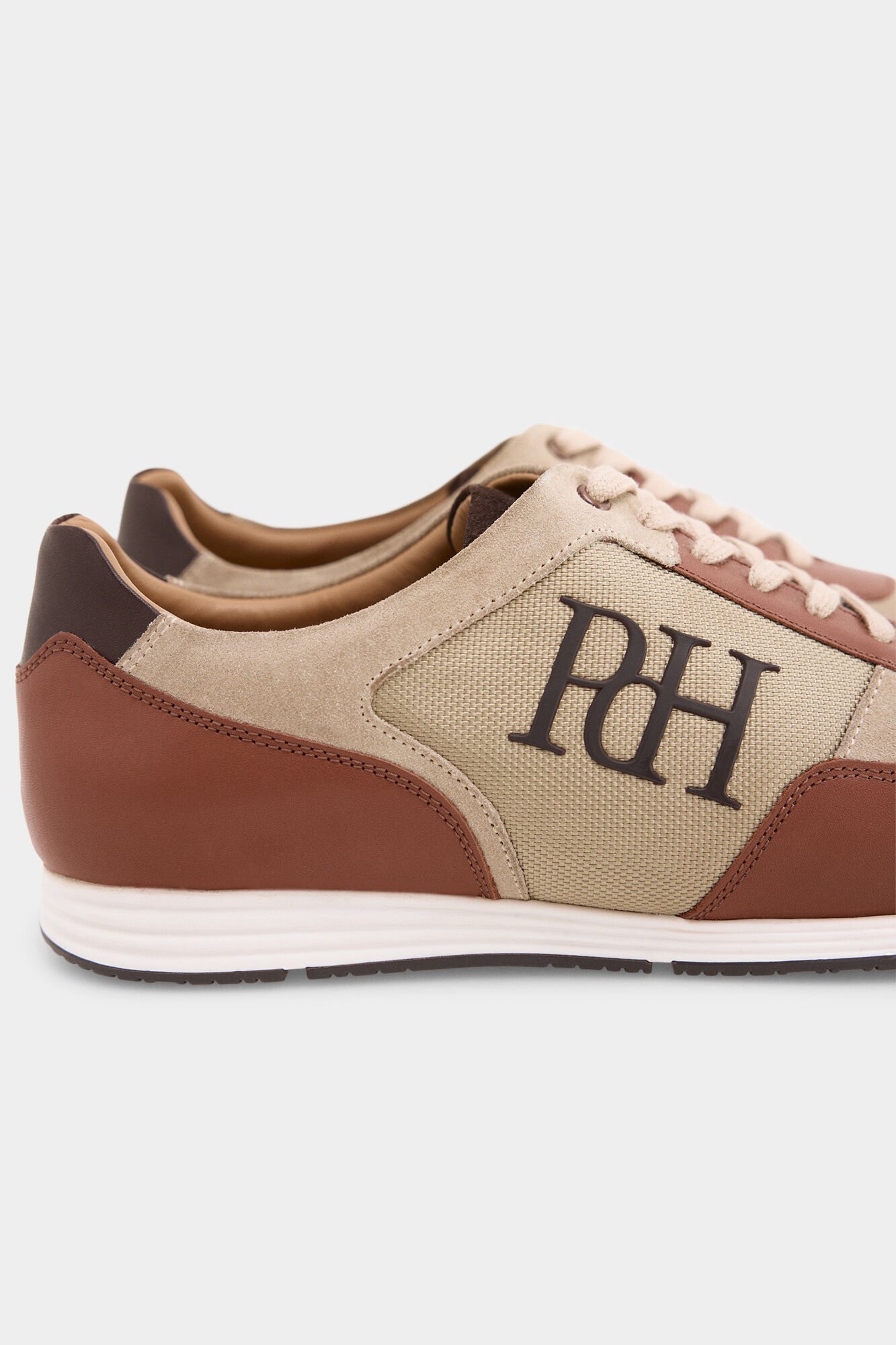 Pedro del Hierro Iconic rubber-soled sneaker Brown