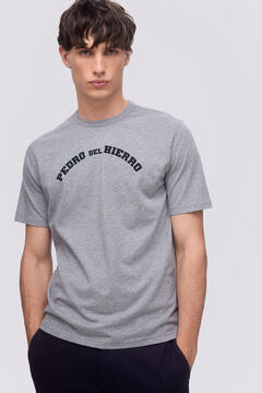 Pedro del Hierro camiseta logo Grey