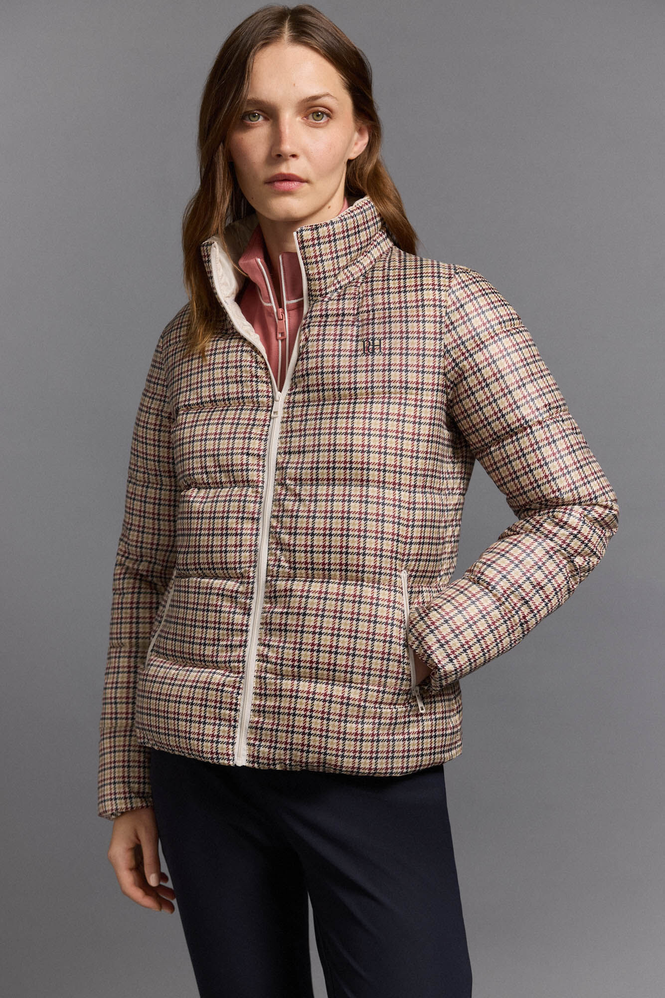 Pedro del Hierro Golf- print soft shell anorak