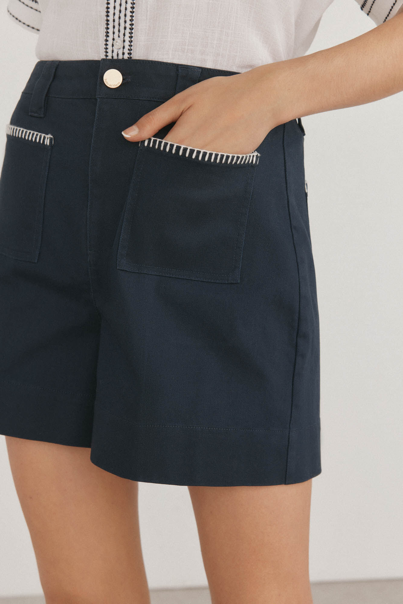 Pedro del Hierro Bermudas vaqueras Gris