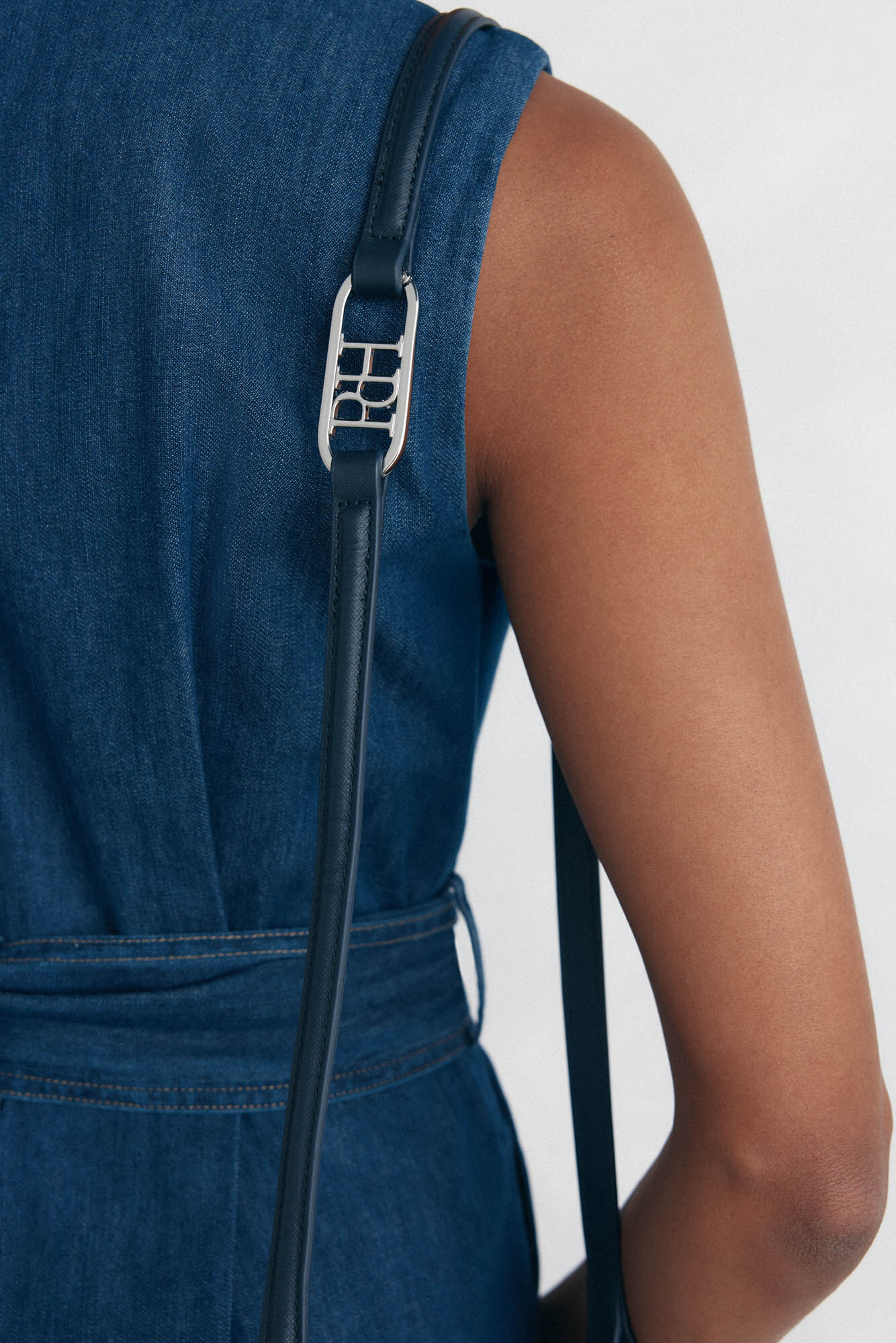 Pedro del Hierro Macac&atilde;o reto com detalhe de bolso Azul