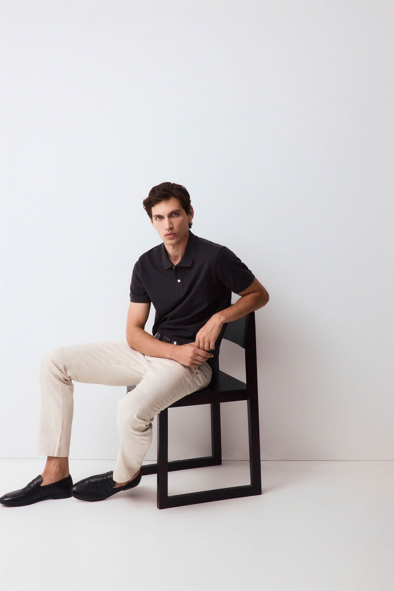 Pedro del Hierro Piqu&eacute; slim fit polo shirt Grey