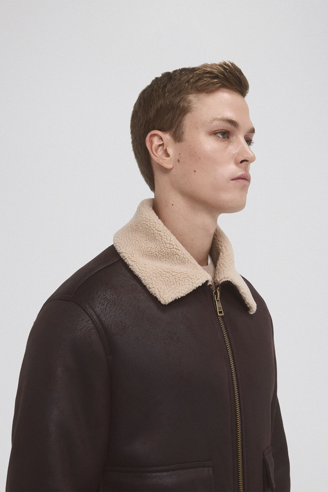 Pedro del Hierro Double-sided jacket Brown