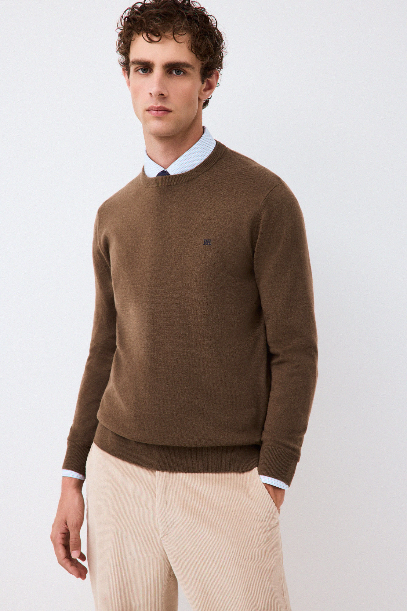 Pedro del Hierro Jersey premium lana merino cashmere