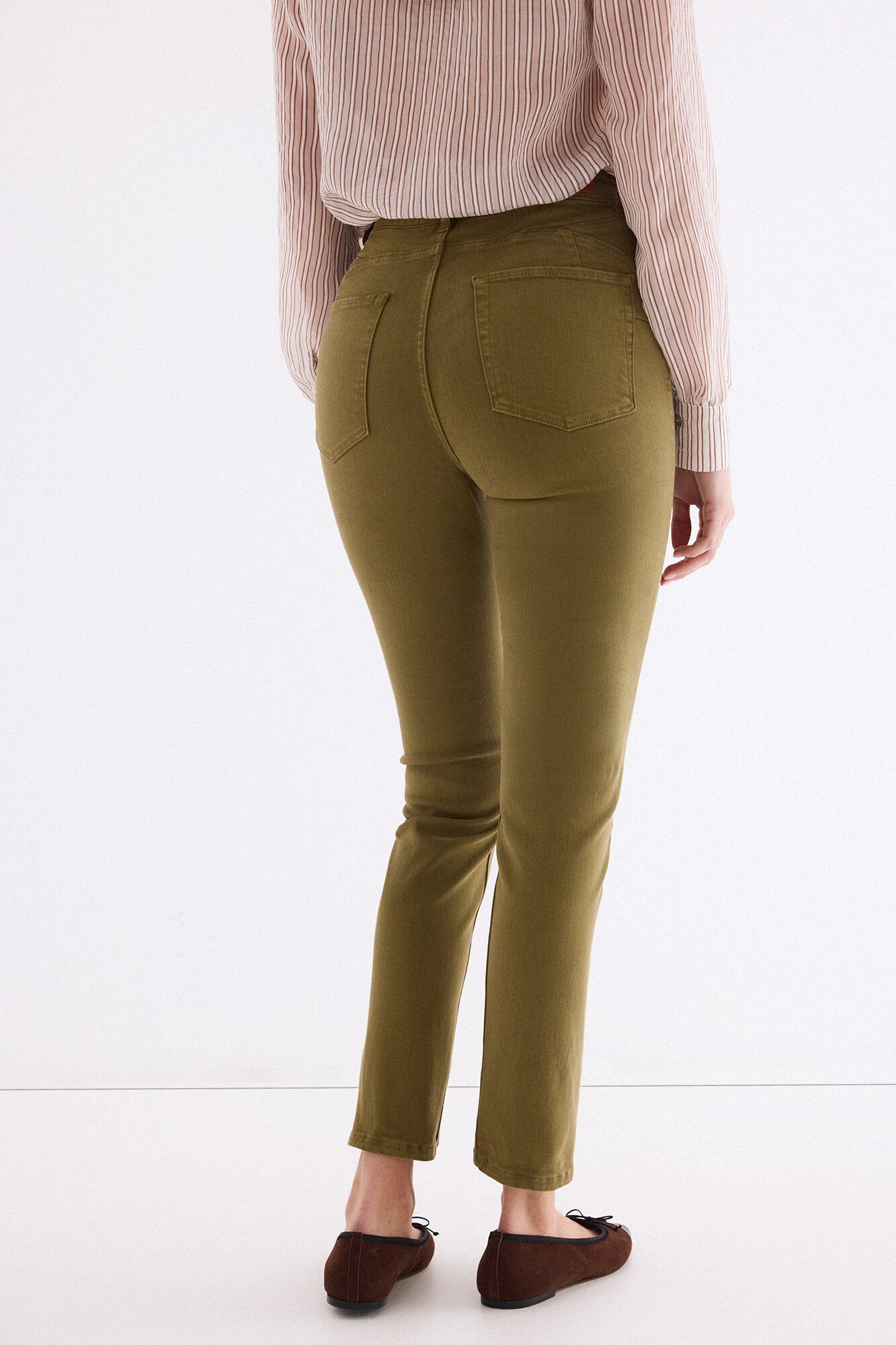 Pedro del Hierro Jeans push up skinny Verde