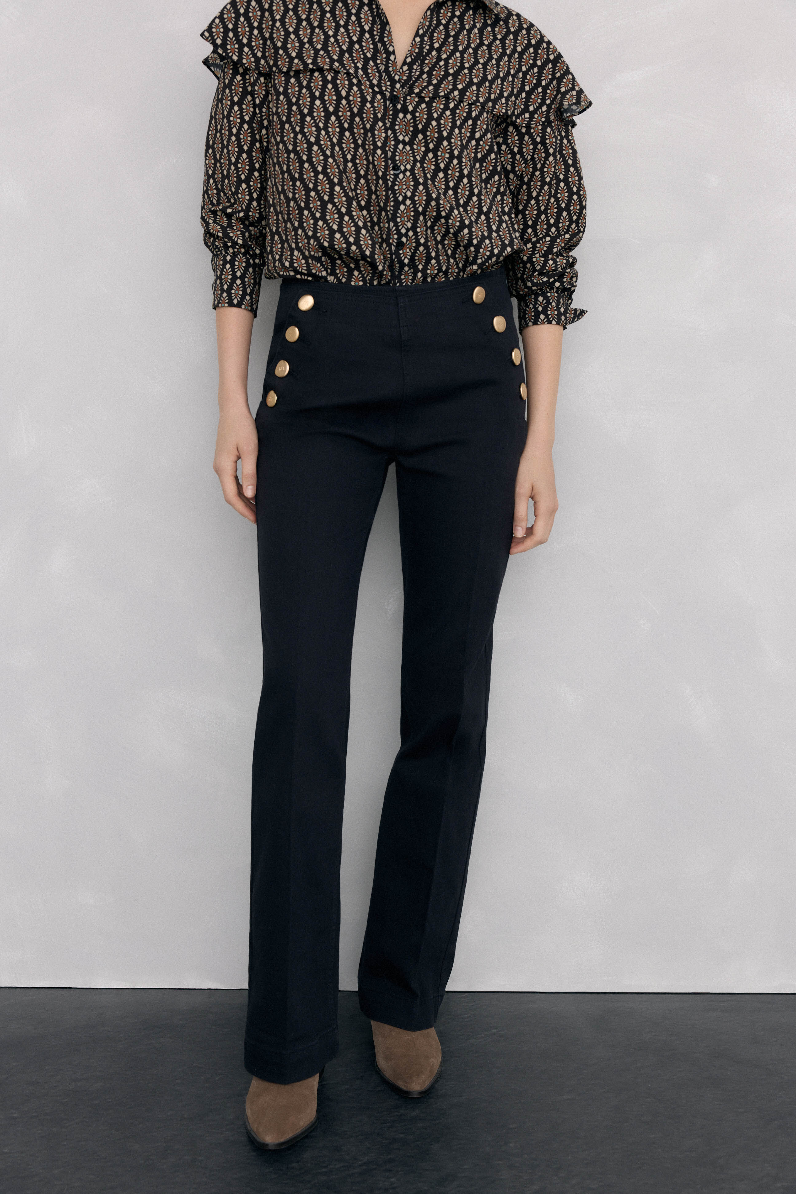 Pedro del Hierro Cal&ccedil;a jeans larga Preto