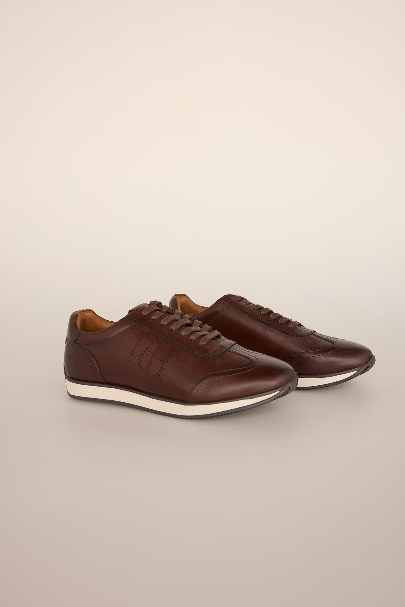 Pedro del Hierro Icon rubber sole trainer  Brown