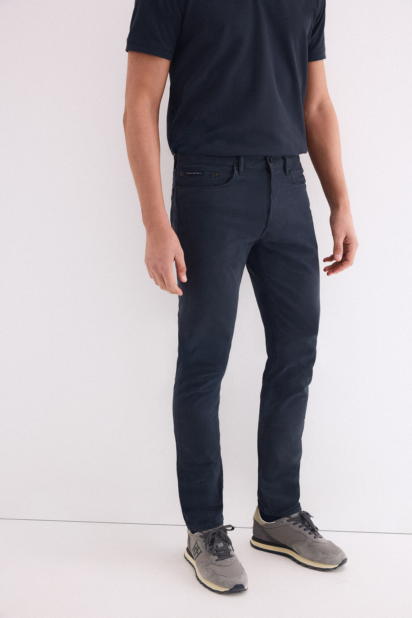 Pedro del Hierro Slim fit 5-pocket trousers Blue