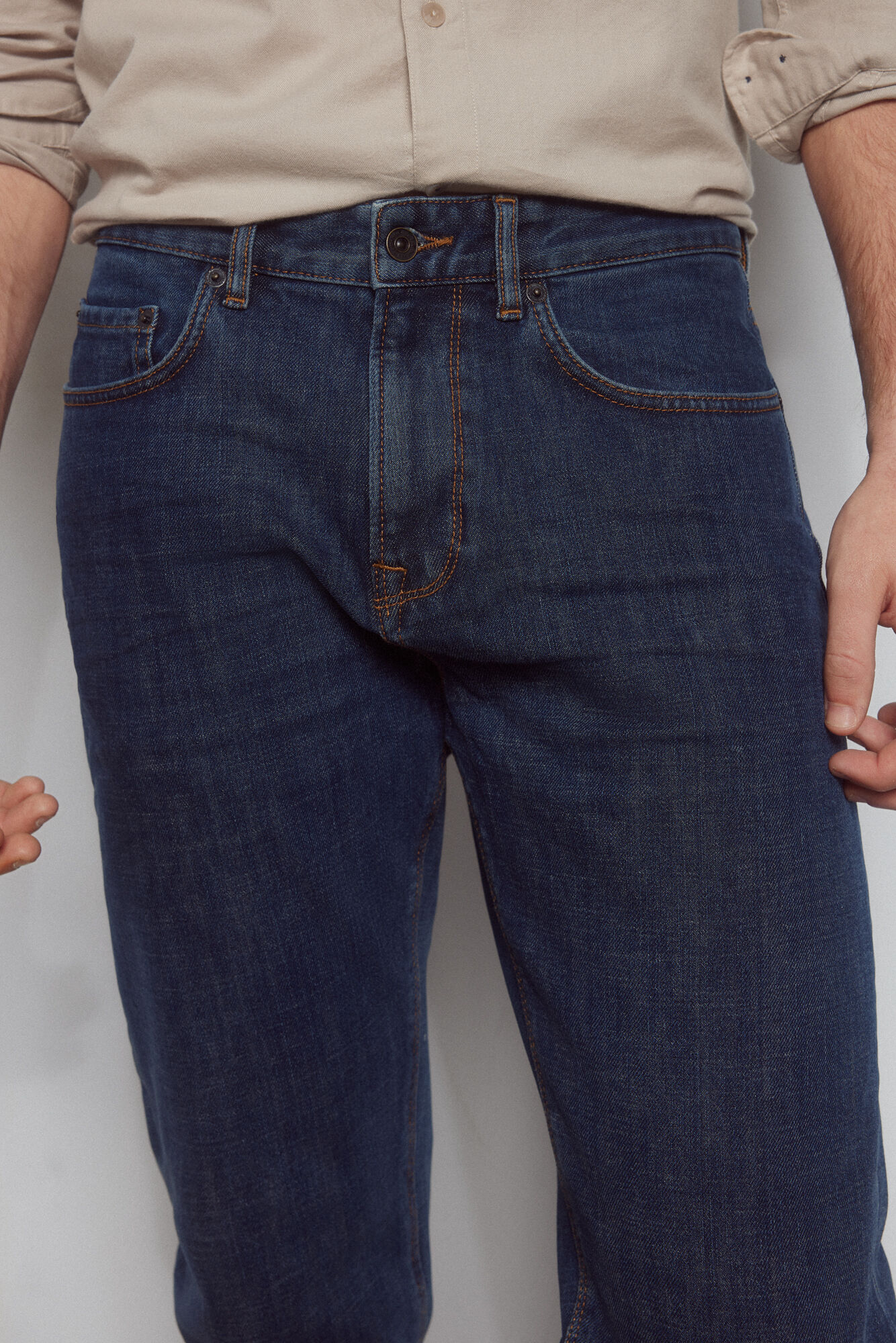 Pedro del Hierro Pantal&oacute;n vaquero premium flex regular fit Azul