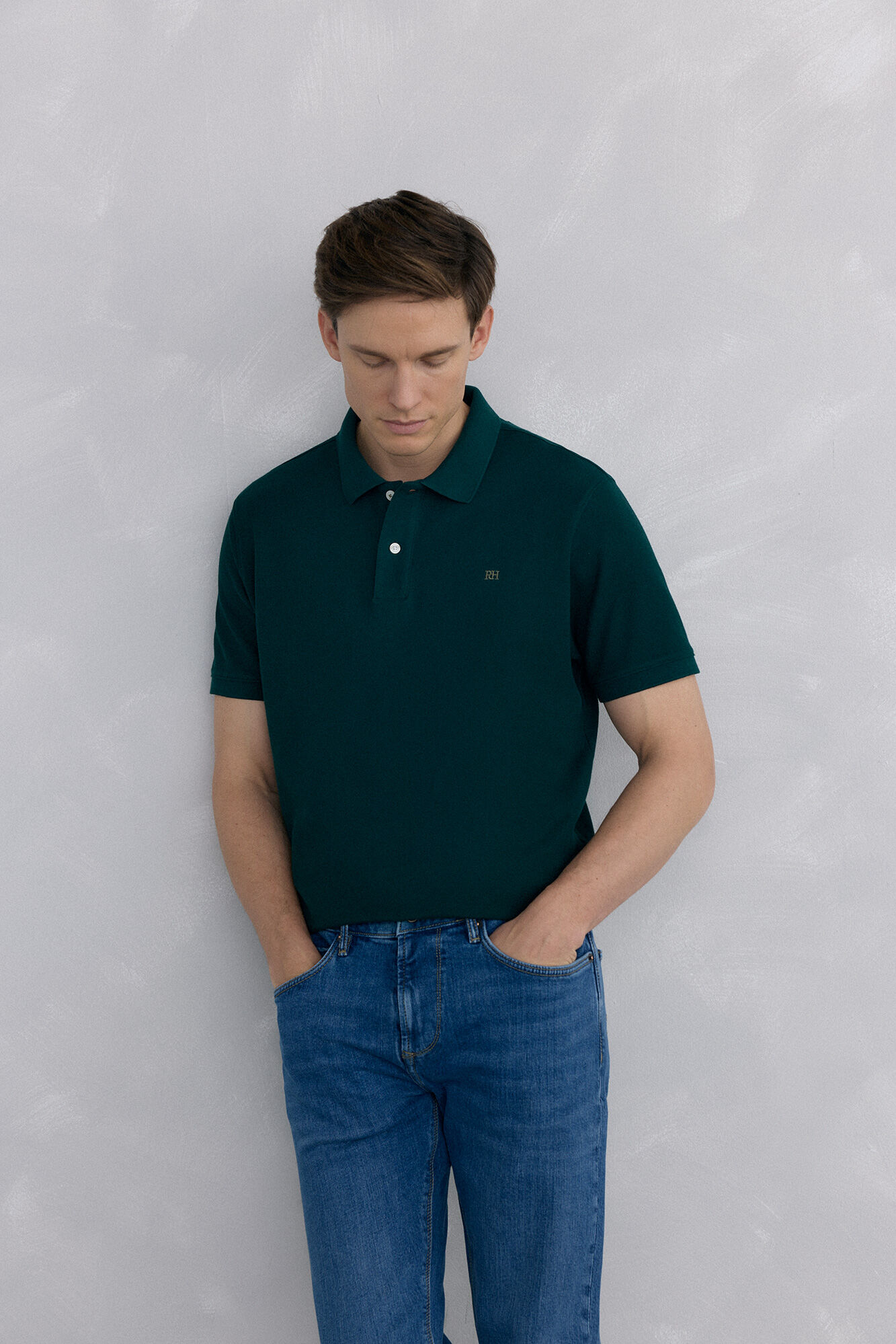 Pedro del Hierro Basic piqu&eacute; polo shirt