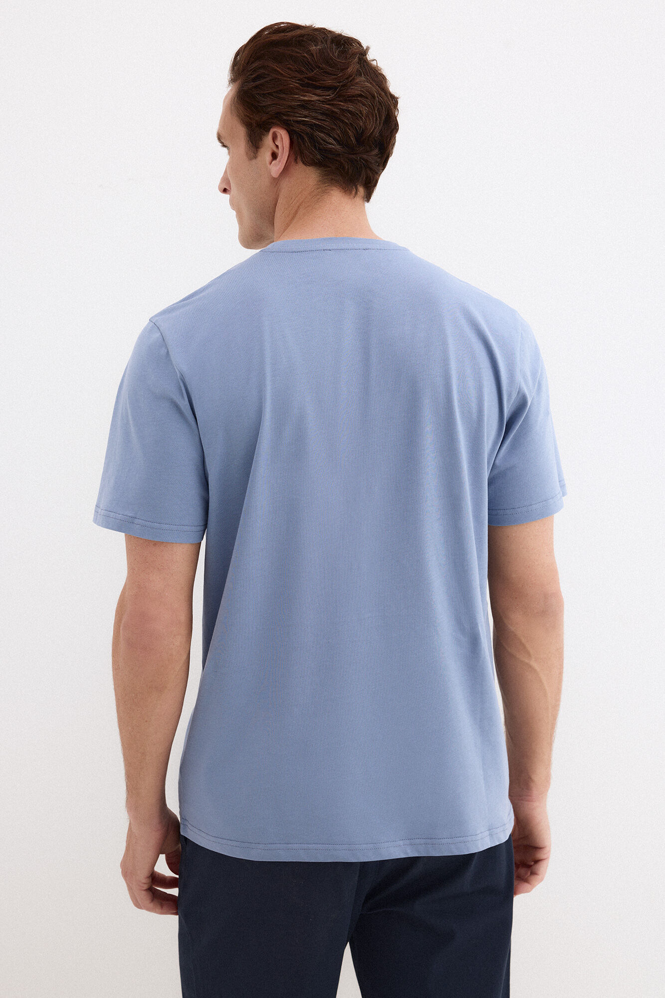 Pedro del Hierro Logo T-shirt Blue
