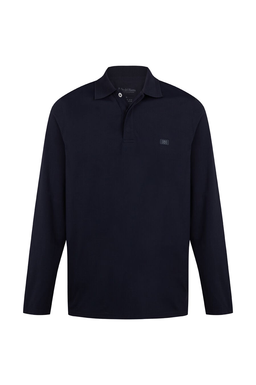 Pedro del Hierro Long sleeve technical golf polo shirt Blue