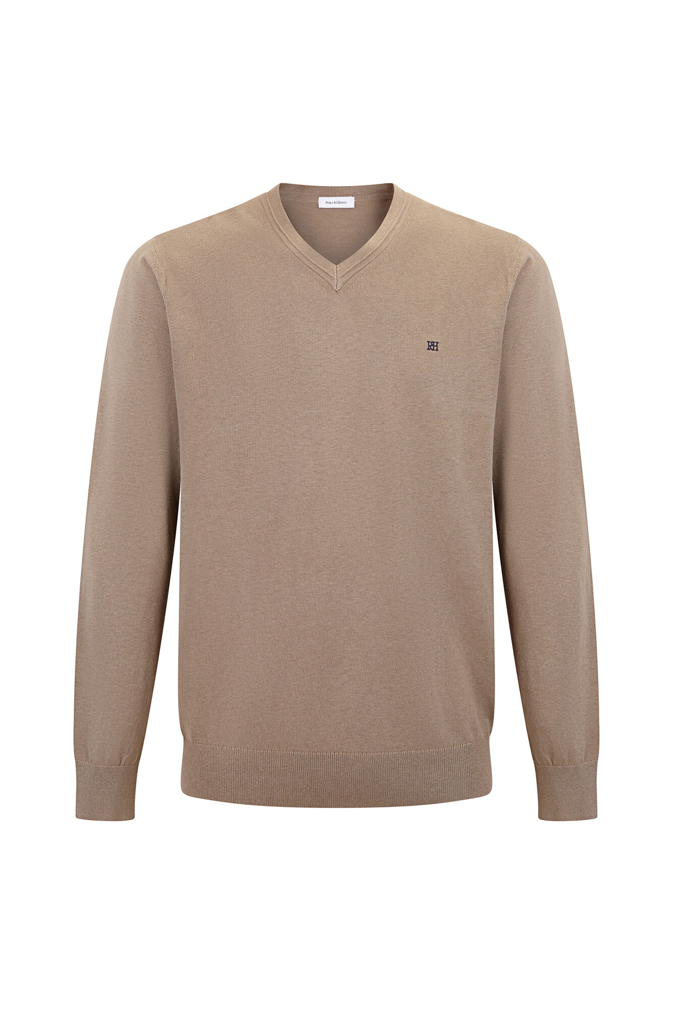 Pedro del Hierro V-neck jumper Beige